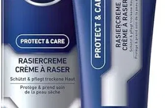 NIVEA MEN Protect & Care Rasiercreme für Männer (100 ml) mit cremigem Schaum für eine sanfte Rasur hautschonende Rasiercreme für Herren ab 1,39 € inkl. Prime-Versand (statt 1,59 €)