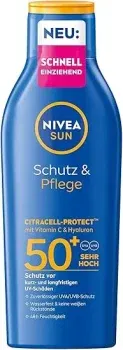NIVEA SUN Schutz & Pflege Sonnenlotion LSF 50+ (200 ml) ab 6,67 € inkl. Prime-Versand (statt 10,99 €)