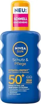 NIVEA SUN Schutz & Pflege Sonnenspray LSF 50+ für 7,60 € inkl. Prime-Versand