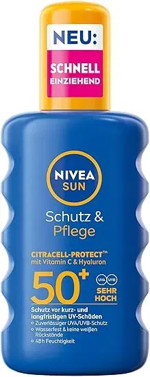 Schnäppchen, Deals Und Rabattcodes Des Tages: Nivea Sun Schutz &Amp; Pflege Sonnenspray Lsf 50