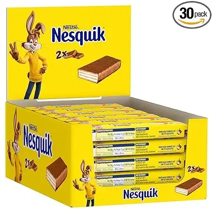 Schnäppchen, Deals Und Rabattcodes Des Tages - Nestle Nesquik Knusperwaffel Leckerer Riegel Aus Waffel Mit Milchschokolade 30Er Pack