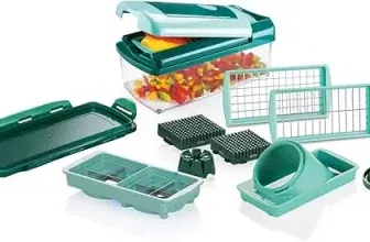 Nicer Dicer Fusion smart Gemüseschneider-Set 12tlg für 21,19 € inkl. Prime-Versand (statt 32,00 €)
