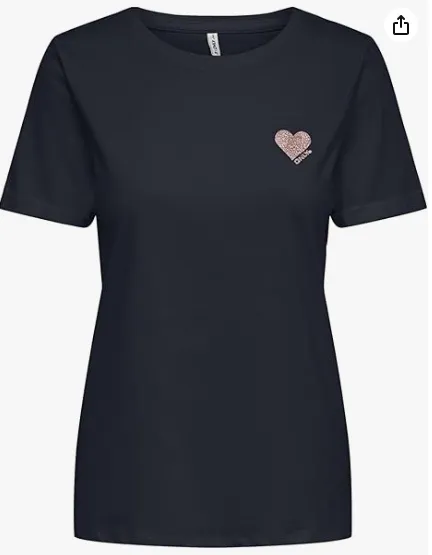 ONLY Damen Einfarbiges T-Shirt ONLKITA (Gr. S-XL) für 9,74 € inkl. Prime-Versand (statt 14,99 €)