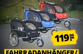 Øvre Eidfjord Alpström 2-in-1 Fahrradanhänger Kinderwagen (3 Farben) ab 114,99 € inkl. Versand