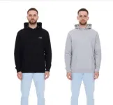 Schnäppchen, Deals Und Rabattcodes Des Tages - Playboy Herren Baumwoll Pullover Langarm Shirt Mit Kapuze Hoodie Schwarz Oder Grau Meliert