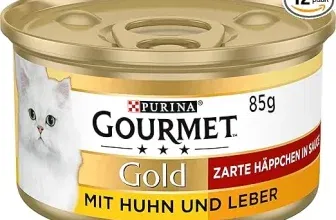 PURINA GOURMET Gold Zarte Häppchen in Sauce Katzenfutter nass mit Huhn und Leber (12er Pack (12 x 85g)) ab 4,79 € inkl. Prime-Versand (statt 7,19 €)