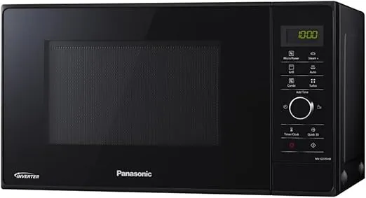 Schnäppchen, Deals Und Rabattcodes Des Tages - Panasonic Mikrowelle Mit Grill Und Inverter, 1000 W, Dampfgaren, Energieeffizientes Kombikochen, 23 Liter, Schwarz