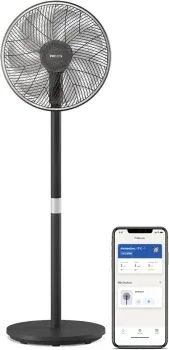 Philips Smart Standventilator Serie 3000. Starke & extrem leise SilentWings-Technologie. 19 dB. Schwarz (CX355001) für 75,63 € inkl. Versand (statt 89,99 €)