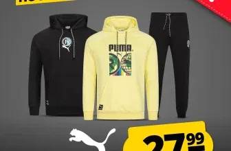 Puma International Herren Kapuzen Sweatshirt (2 Farben, Gr. XS bis XL) für 34,94 € inkl. Versand