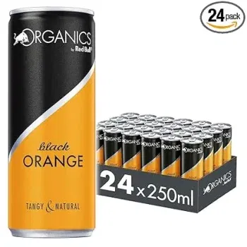 Red Bull The ORGANICS Black Orange 24 x 250 ml Dosen Bio Getränke OHNE PFAND ab 27,54 € inkl. Prime-Versand (statt 36,94 €)