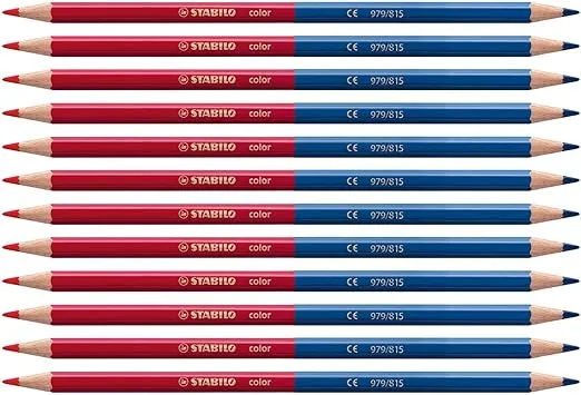 Schnäppchen, Deals Und Rabattcodes Des Tages: Stabilo Buntstift Color 12Er Pack Zweifarbig Rot Und Blau