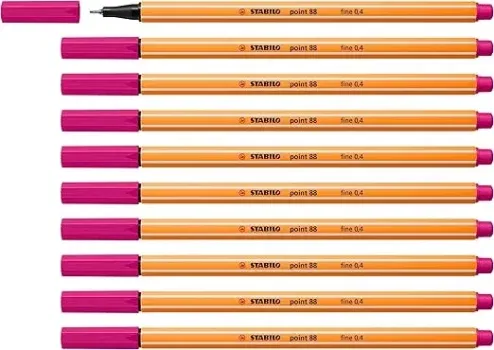 Preisfehler? STABILO Fineliner point 88 pink 10er Pack für 2,21 € inkl. Prime-Versand (statt 7,28 €)