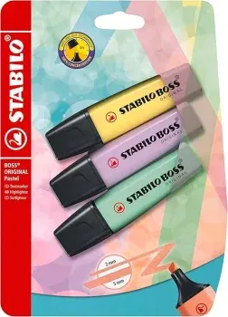Fehler? 🚨 STABILO – Textmarker – BOSS ORIGINAL Pastel – 3er Pack für 1,16 € inkl. Prime-Versand (statt 3,99 €)