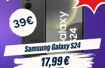 MediaMarkt Tarifwelt: Samsung Galaxy S24 (128 GB) + freenet Vodafone Allnet Flat 20 GB 5G für 17,99 € / Monat + 83,94 € einmalig