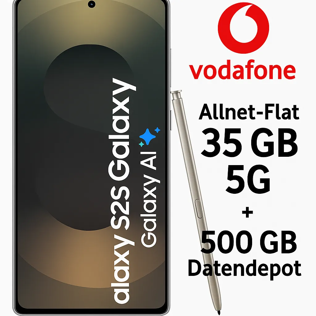 Samsung Galaxy S25 Ultra 256 GB Vodafone Allnet Flat 35 GB 5G 500 GB Datendepot Schnäppchen, Deals Und Rabattcodes Des Tages - Samsung Galaxy S25 Ultra 256 Gb Vodafone Allnet Flat 35 Gb 5G 500 Gb Datendepot
