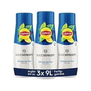 SodaStream Sirup Lipton Ice Tea Zitrone (3x440ml) ab 10,38 € inkl. Prime-Versand (statt 14,37 €)