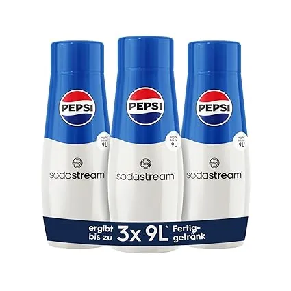 Schnäppchen, Deals Und Rabattcodes Des Tages - Sodastream Sirup 3X Pepsi Cola 1X Flasche Ergibt 9 Liter Fertiggetränk