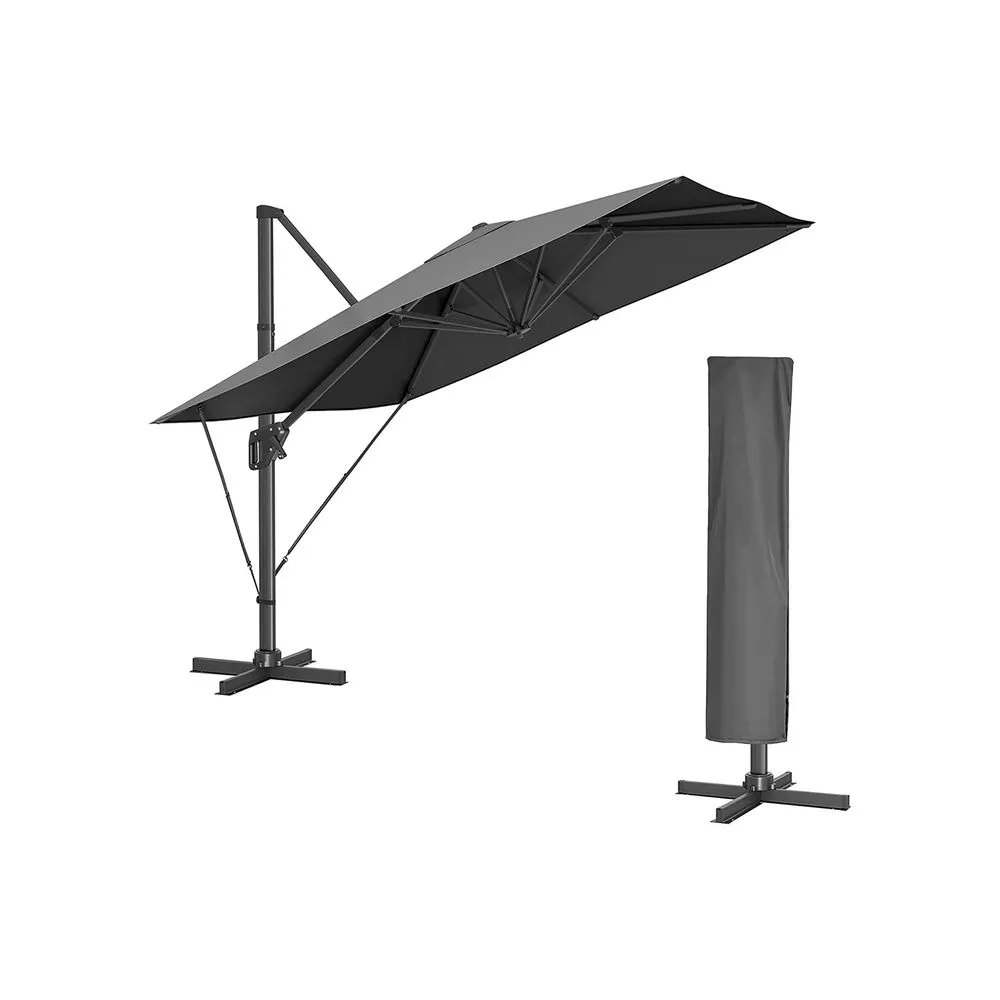 Schnäppchen, Deals Und Rabattcodes Des Tages - Songmics Sonnenschirm Grau