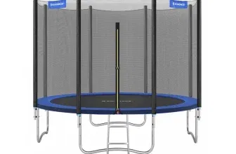Songmics Trampolin (Ø 305 cm Schwarz-Blau) für 155,99 € inkl. Versand