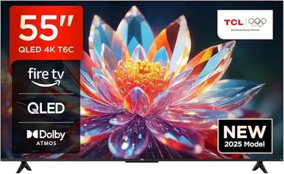 TCL 55T6C 55 Zoll QLED 4K HDR Fernseher für 379,00 € inkl. Versand (statt 499,00 €)