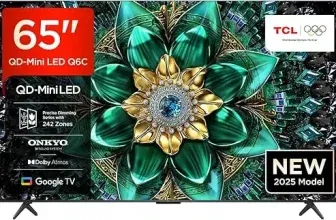 TCL 65Q6C 65 Zoll QD-Mini LED Fernseher (4K HDR Premium 1000nits) für 549,00 € inkl. Versand (statt 738,91 €)