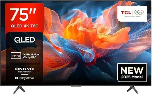 Schnäppchen, Deals Und Rabattcodes Des Tages: Tcl 75T8C 75 Zoll Qled 4K Hdr Uhd Fernseher