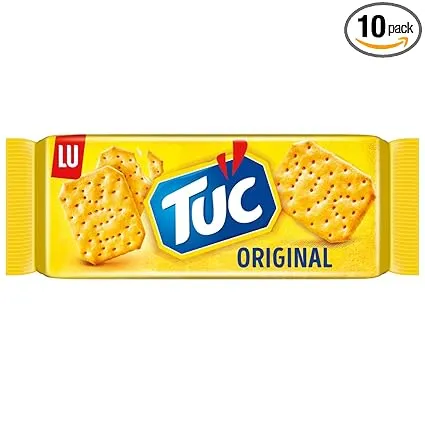 TUC Classic 1 x 100g I Salzgebäck Einzelpackung I Knabbergebäck I Fein gesalzene Snack-Cracker (Packung mit 10) (1x100g) für 9,90 € inkl. Prime-Versand (statt 12,90 €)