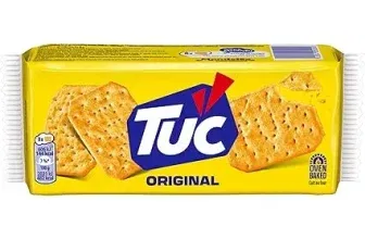 TUC Classic 1 x 100g I Salzgebäck Einzelpackung I Knabbergebäck I Fein gesalzene Snack-Cracker (Packung mit 8) (1x100g) für 7,92 € inkl. Prime-Versand (statt 10,32 €)