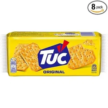 TUC Classic 1 x 100g I Salzgebäck Einzelpackung I Knabbergebäck I Fein gesalzene Snack-Cracker (Packung mit 8) (1x100g) für 7,92 € inkl. Prime-Versand (statt 10,32 €)