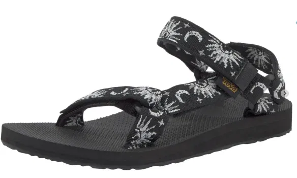 Teva Original Universal Damen Sandale 1003987 (Gr. 37 bis 43 Schwarz/Weiß) für 32,99 € inkl. Versand (statt 64,94 €)