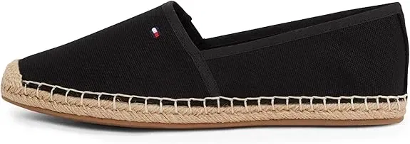 Schnäppchen, Deals Und Rabattcodes Des Tages: Tommy Hilfiger Flag Canvas Espadrille Slipper Beige