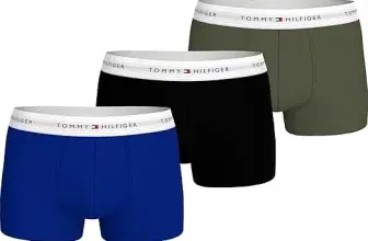 Tommy Hilfiger Herren 3er Pack Boxershorts Trunks Unterwäsche (Gr. S bis XXL) für 21,95 € inkl. Prime-Versand (statt 27,95 €)