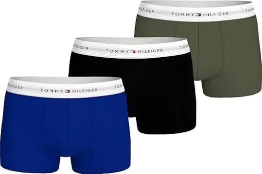 Tommy Hilfiger Herren 3er Pack Boxershorts Trunks Unterwäsche (Gr. S bis XXL) für 21,95 € inkl. Prime-Versand (statt 27,95 €)