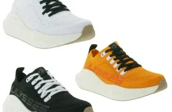 Ulysses Honi Lauf-Schuhe mit Adaptive Running System (Gr. 36 bis 46 1/2 Schwarz, Orange oder Weiß) für 34,99 € inkl. Versand (statt 70,00 €)