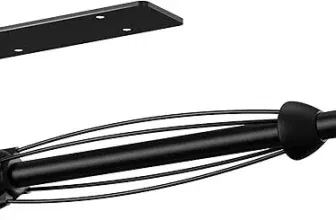 VEHHE Küchenrollenhalter mit Dämpfungseffekt Schwarz - Selbstklebend & Hängend für 9,44 € inkl. Prime-Versand