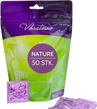 VIBRATISSIMO Kondome Nature 50er Pack ab 8,99 € inkl. Prime-Versand (statt 16,99 €)