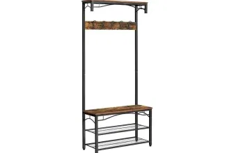 Vasagle Industriestil Garderobe & Schuhregal (80 x 178,5 x 30 cm) für 41,99 € inkl. Versand
