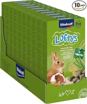 Vitakraft Loftys Knusperkissen für Nager 10er Pack (10x100g) ab 13,52 € inkl. Prime-Versand