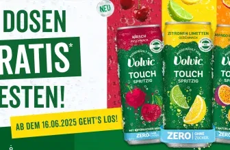 Volvic Touch Spritzig Zero gratis testen dank Cashback (ab 16.06.)