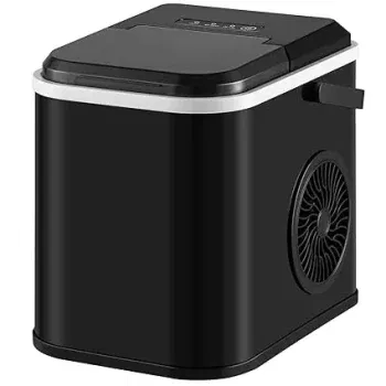 WOLTU Eiswürfelmaschine klein 12kg24hrs Eiswürfelbereiter mit Selbstreinigungsfunktion 2 Größen Ice Maker Maschine Tragbar für 44,99 € inkl. Versand (statt 57,97 €)