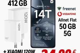 MediaMarkt Tarifwelt: Xiaomi 14T Pro (512 GB) + Xiaomi 120W HyperCharge Combo + freenet Vodafone Allnet Flat 50GB 5G für 24,99 € / Monat + 45,94 € einmalig