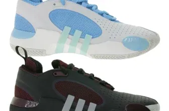 adidas D.o.n. Issue 5 Basketball-Schuhe Donovan Mitchell Style (Schwarz/Weinrot oder Weiß/Blau Gr. 36 2/3 bis 51 1/3) für 39,99 € inkl. Versand (statt 99,99 €)