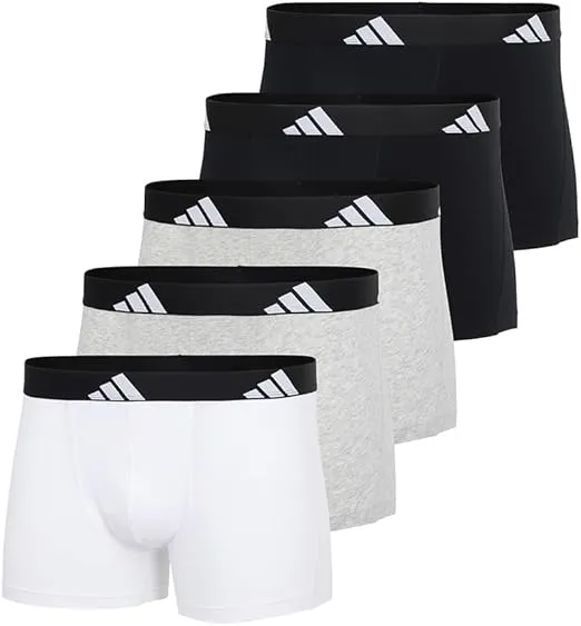 Schnäppchen, Deals Und Rabattcodes Des Tages: Adidas Trunk 5Pk Active Flex Cotton Bequeme Unterwäsche
