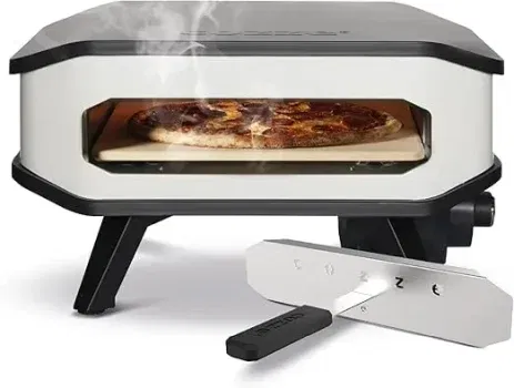 cozze® 13" Elektro-Pizzaofen mit Pizzastein 230V2200W Digitale Temperatursteuerung inkl. Frontabdeckung Schwarzes für 185,28 € inkl. Versand (statt 264,99 €)
