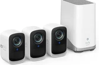 Eufy Security eufyCam S300 3C Überwachungskamera aussen 4K kabellose mit Gesichtserkennung White T8882321 für 299,99 € inkl. Versand (statt 347,00 €)
