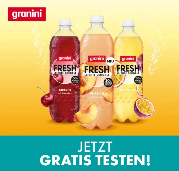 Schnäppchen, Deals Und Rabattcodes Des Tages - Granini Fresh Gratis Testen