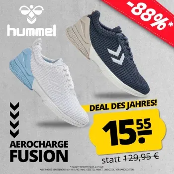 Hummel AEROcharge Fusion Stz Herren Schuhe (2 Farben, Gr. 40,5 bis 49,5) für 20,50 € inkl. Versand