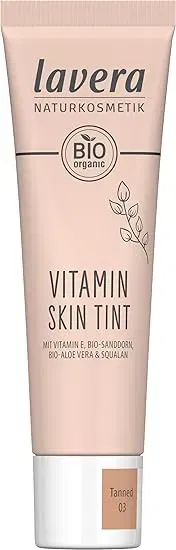 lavera Vitamin Skin Tint Tanned 03 Foundation frischer Teint natuerliches Finish kaschiert feine Unebenheiten vegan Naturkosmetik 30 ml Schnäppchen, Deals Und Rabattcodes Des Tages - Lavera Vitamin Skin Tint Tanned 03 Foundation