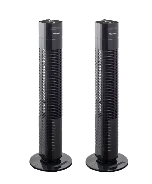 Doppelpack 🌬️ Bestron Turmventilator (35 W Höhe 78 cm Schwarz oder Weiß ) für 43,90 € inkl. Versand