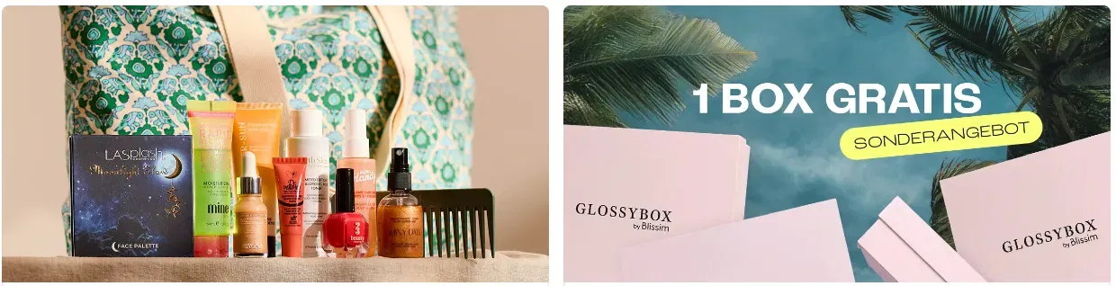 Blissim Beautybox: 1 Box kaufen, 1 Box gratis + Wimpern-Booster-Serum für 35,90 € inkl. Versand (statt 140,00 €) Neukunden